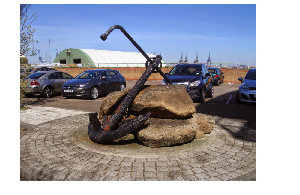 Before - I wanted to take the anchor out of the carpark